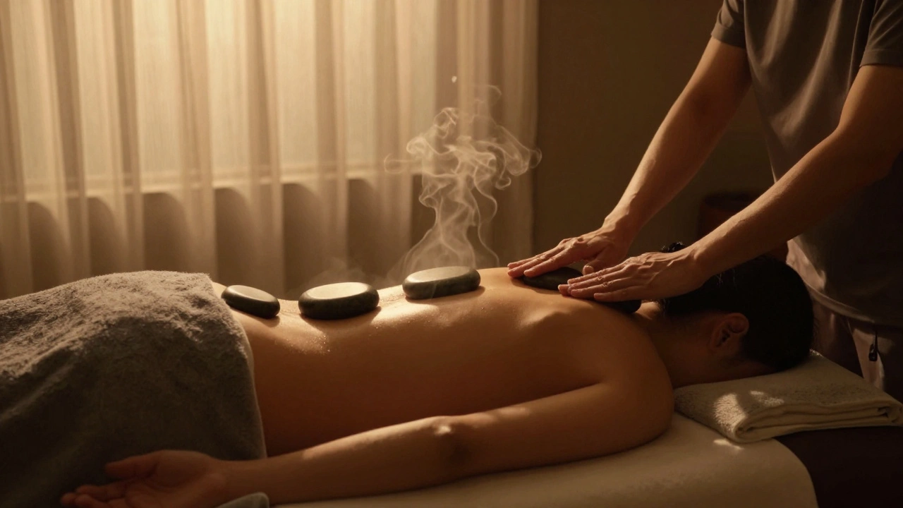 Massage aux pierres chaudes : Comment cela améliore la flexibilité musculaire