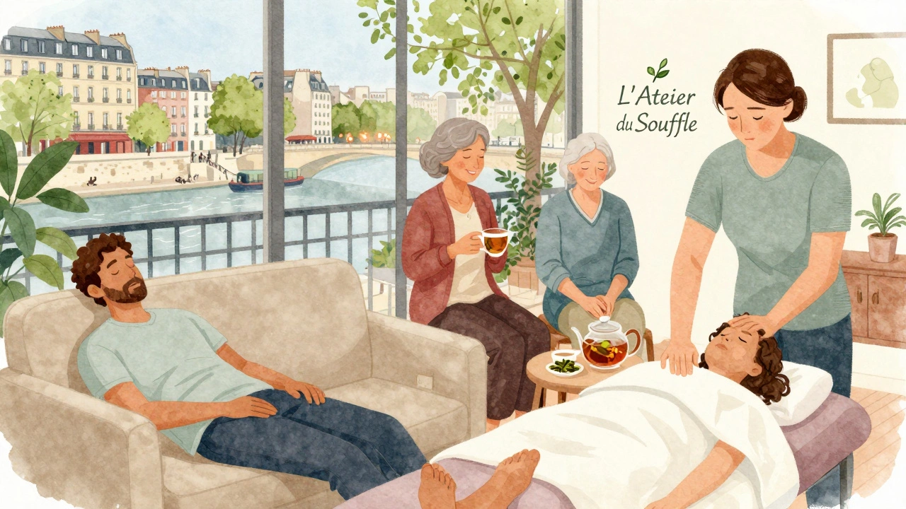 Des habitants du 12e arrondissement profitant des bienfaits du massage à domicile, en Shiatsu et en détente.